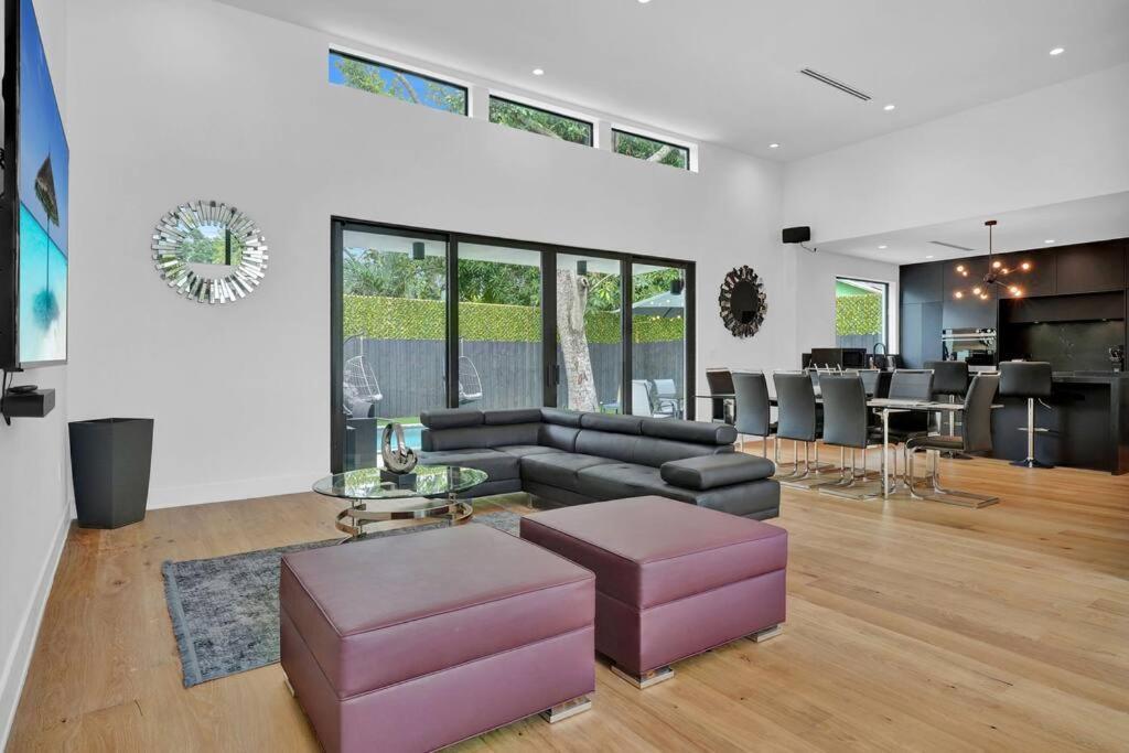 Design House -Heated Pool -Big Yard -Gated Parking Villa Miami Ngoại thất bức ảnh