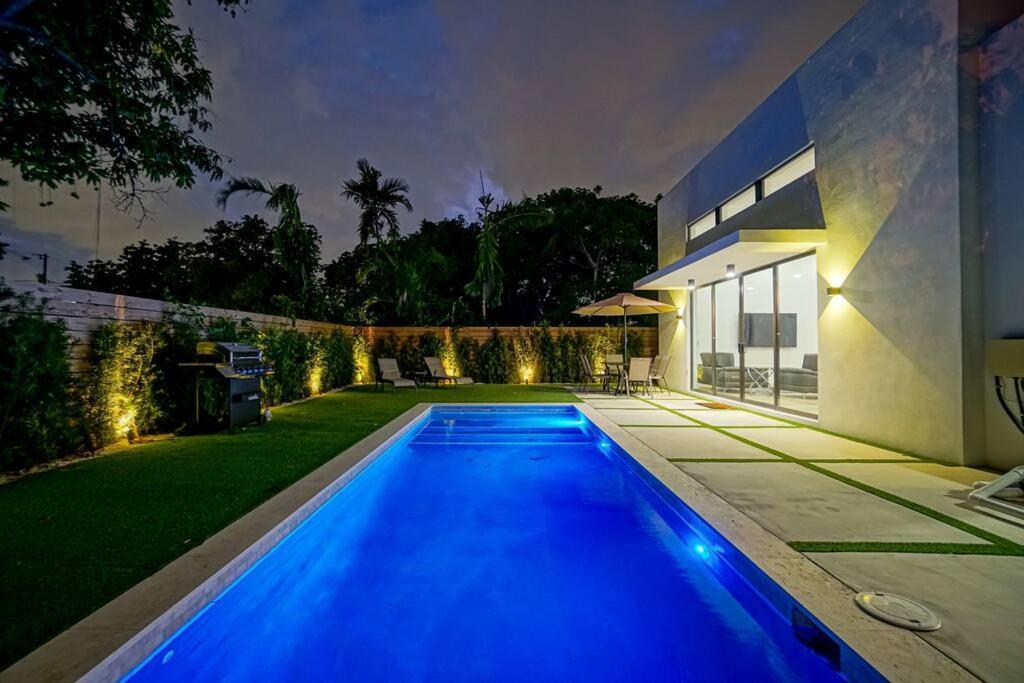Design House -Heated Pool -Big Yard -Gated Parking Villa Miami Ngoại thất bức ảnh