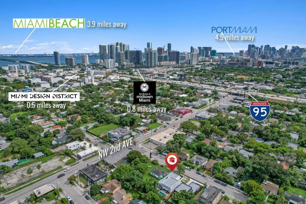 Design House -Heated Pool -Big Yard -Gated Parking Villa Miami Ngoại thất bức ảnh